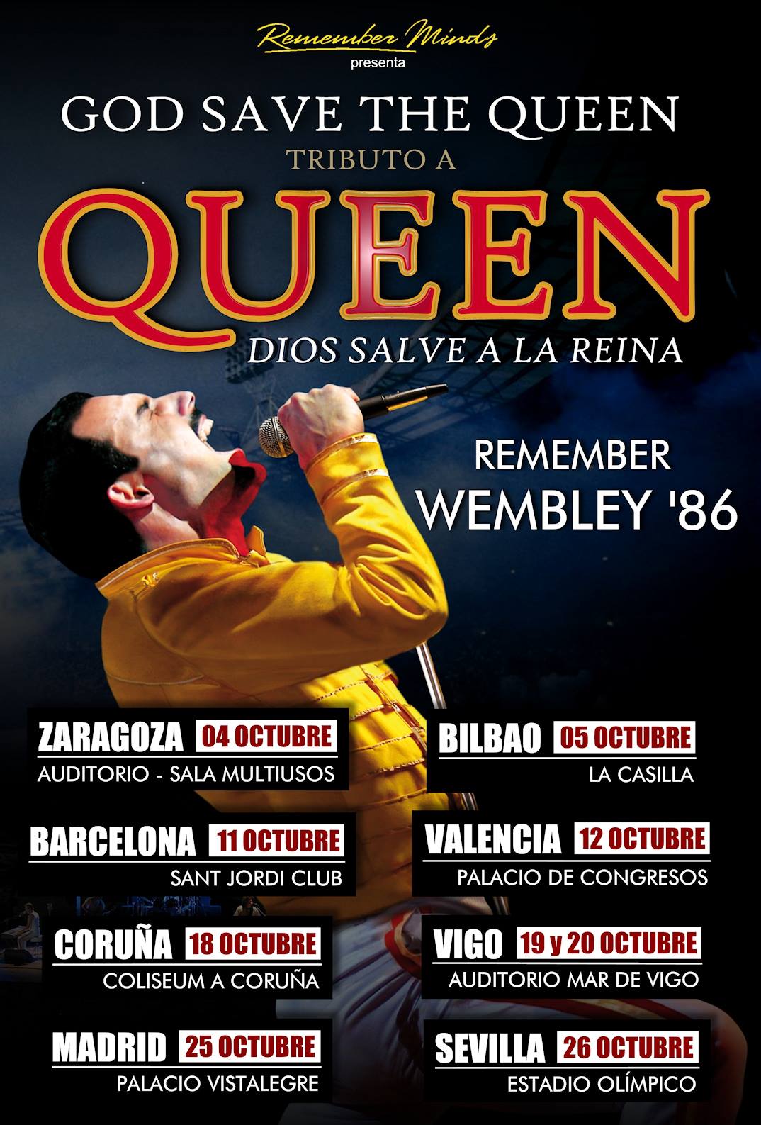 God Save the Queen – Remember Wembley ’86 Tour 2013