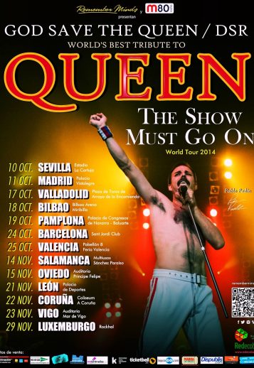 God Save the Queen Show Must Go On Europe Tour 2014