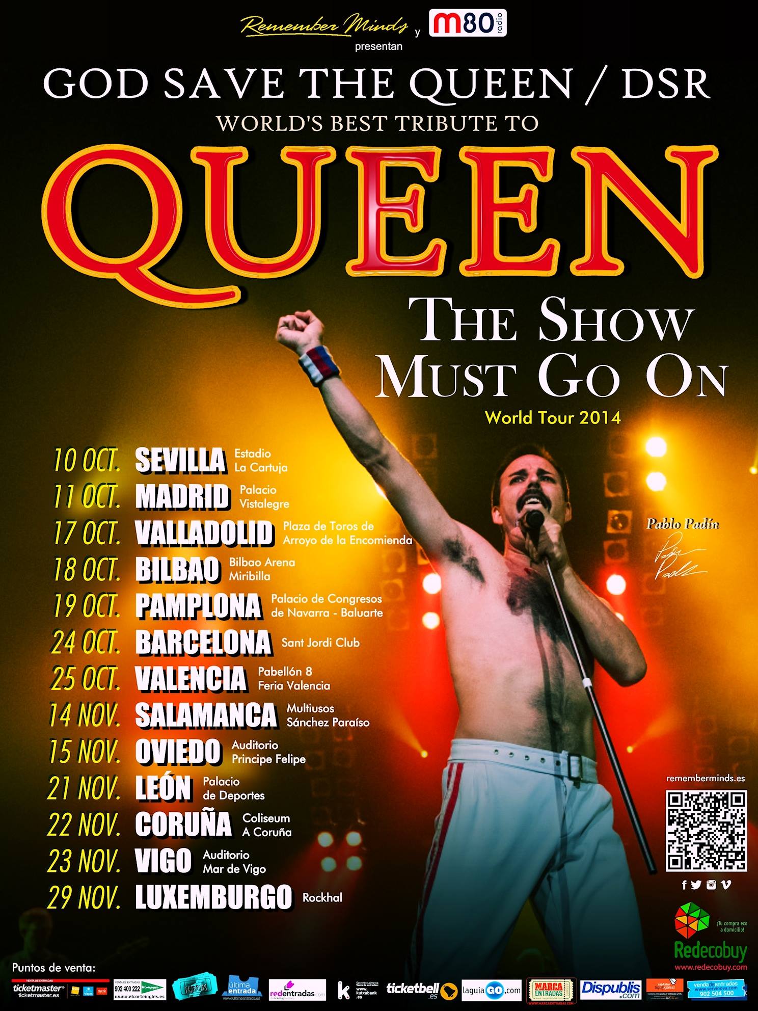 God Save the Queen Show Must Go On Europe Tour 2014