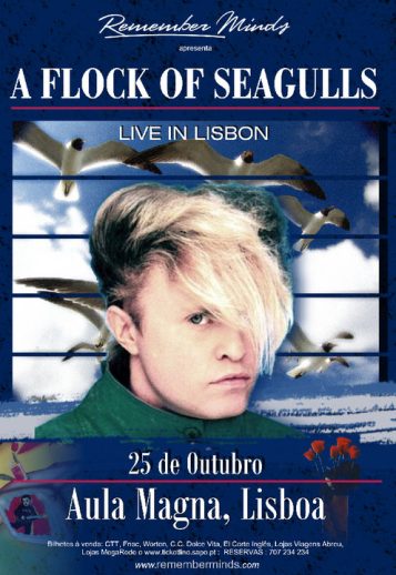 Remember Minds Apresenta: A Flock of Seagulls na Sala Aula Magna em 2010