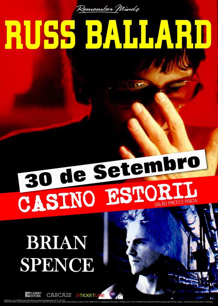 Russ Ballard e Brian Spence no Casino Estoril – 30 de Setembro de 2022